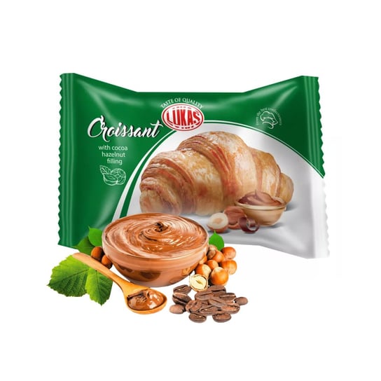 Croissant z nadzieniem kakaowo-orzechowym Lukas, 45 g Inny producent