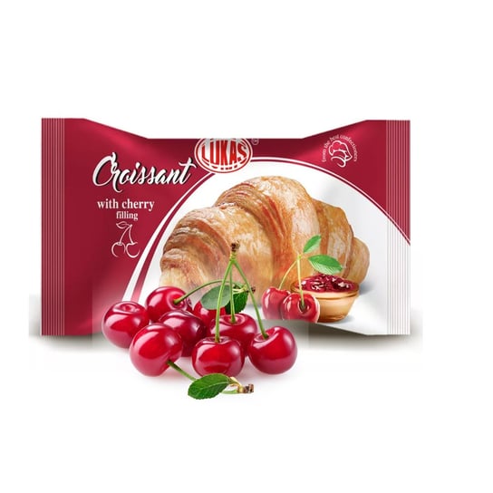 Croissant z nadzieniem wiśniowym Lukas, 45 g Inny producent