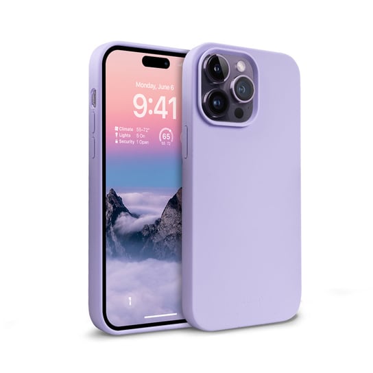 Crong Color Cover - Etui iPhone 14 Pro (fioletowy) Inne