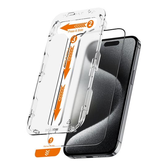 Crong EasyShield 2-Pack - Szkło hartowane iPhone 15 Pro (2 sztuki) Inna marka