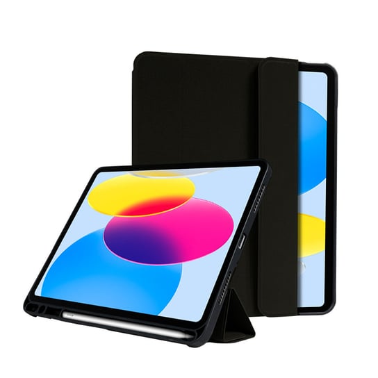Crong FlexFolio – Etui iPad 10.9" (2022) z funkcją Apple Pencil (czarny) Crong