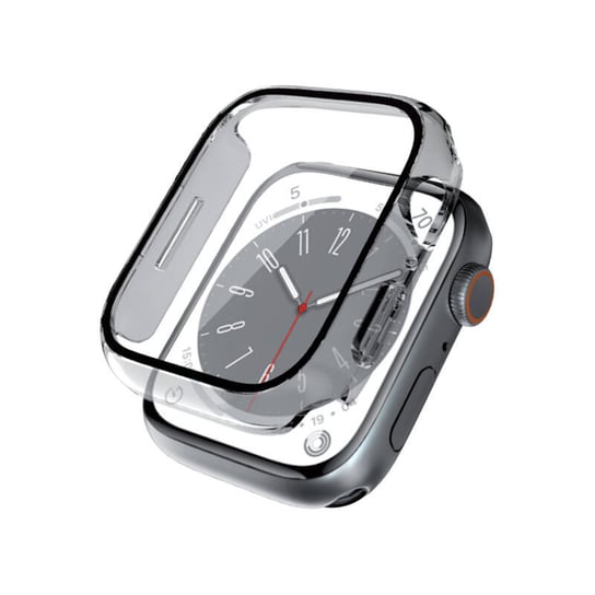 Crong Hybrid Watch Case - Etui ze szkłem Apple Watch 40mm (Clear) Crong