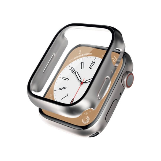 Crong Hybrid Watch Case - Etui ze szkłem Apple Watch 40mm (Starlight) Crong