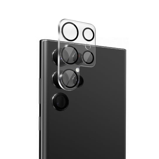 Crong Lens Shield - Szkło na aparat i obiektyw Samsung Galaxy S23 Ultra Crong