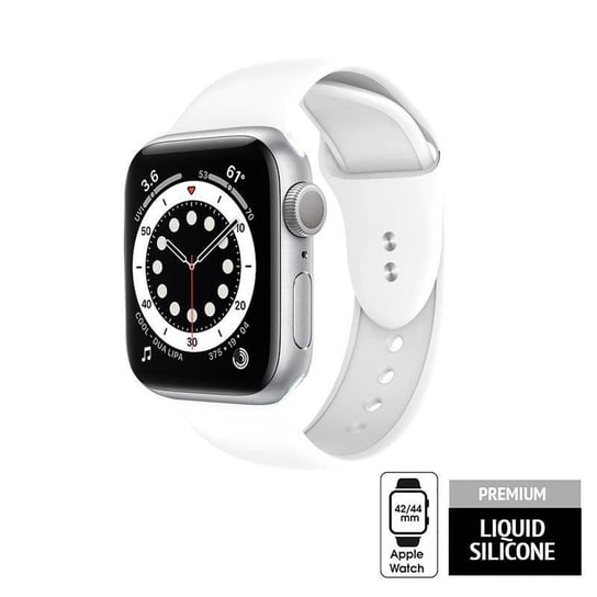 Crong Liquid - Pasek do Apple Watch 42/44mm (biały) Crong