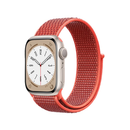 Crong Nylon - Pasek sportowy do Apple Watch 38/40/41 mm (Sunny Apricot) Inna marka