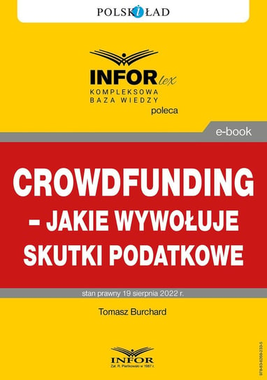 Crowdfunding – jakie wywołuje skutki podatkowe Burchard Tomasz