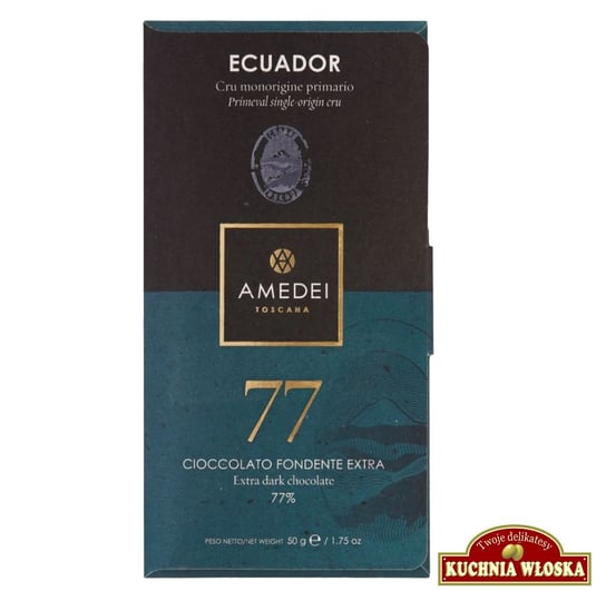 CRU Ecuador - czekolada ciemna 77% kakao 50g / Amedei Inna marka