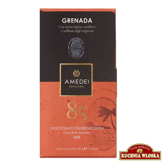 CRU Grenada - czekolada ciemna 85% kakao 50g / Amedei Inna marka