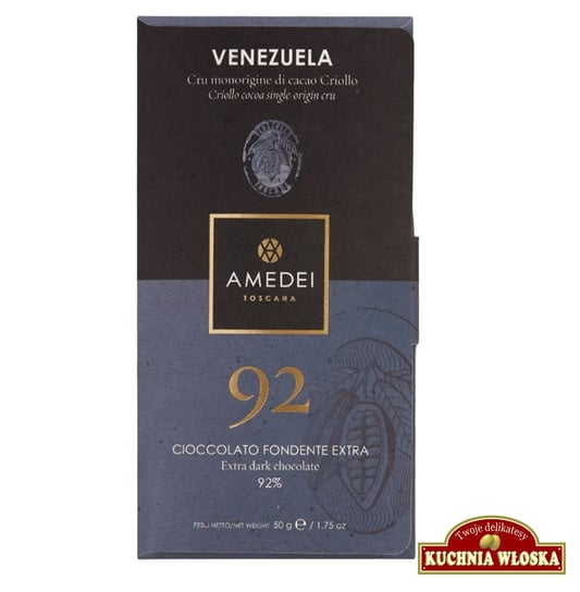 CRU Venezuela - czekolada ciemna 92% kakao 50g / Amedei Inna marka