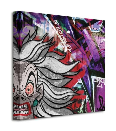Cruella Deville Graffiti - obraz na płótnie Pyramid International