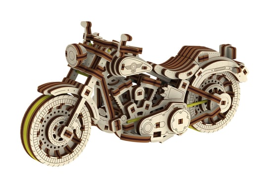 Cruiser V-Twin puzzle 3d motor Wooden.City