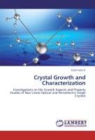 Crystal Growth and Characterization Ezhil Vizhi R.