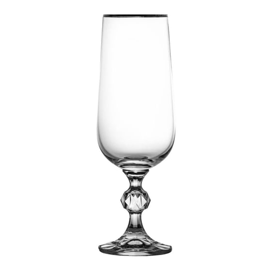 Crystal Julia, Kieliszki do prosecco, kryształowe, 6 sztuk Crystal Julia