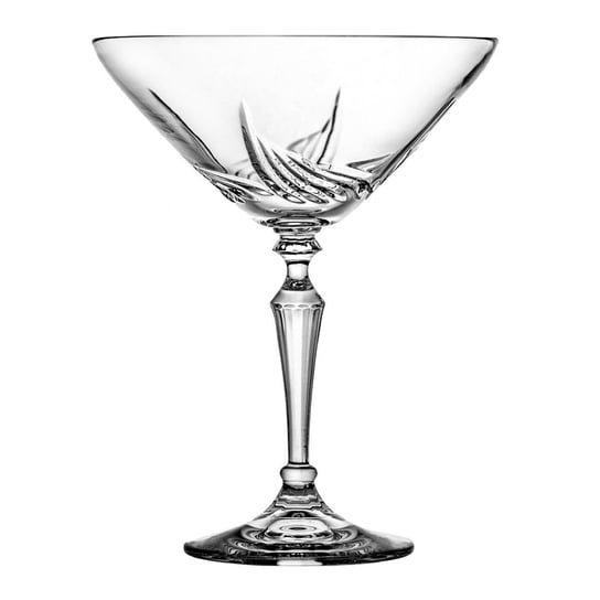 Crystal Julia, Kieliszki kryształowe do martini, 6 sztuk Crystal Julia