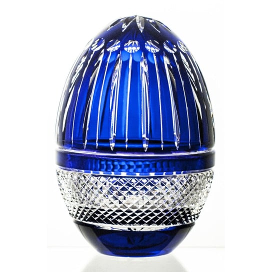 Crystal Julia Szkatułka kryształowa na biżuterię jajo szlif francuski Inna marka