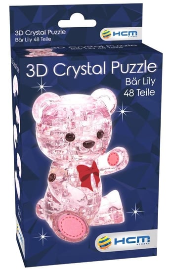 Crystal puzzle Miś Lily różowy, 48 el. Bard