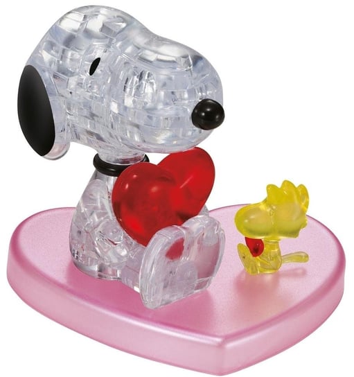 Crystal puzzle Snoopy z sercem Bard