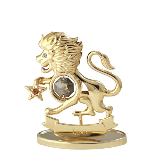 Crystocraft, Miniaturka-Figurka Swarovski Znak Zodiaku/Lew Marco Polo
