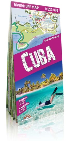 Cuba. Adventure map 1:650 000 Opracowanie zbiorowe