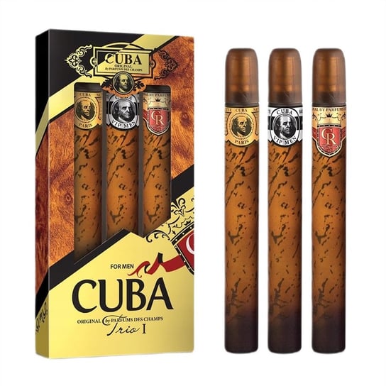 Cuba, Original Cuba Trio I, zestaw perfum, 3 szt. Cuba Original