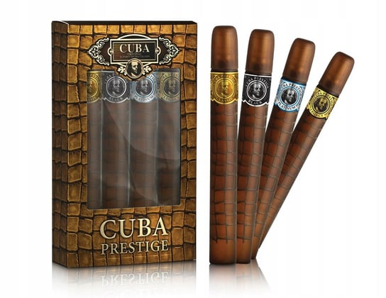 Cuba Original, Prestige For Men, zestaw prezentowy kosmetyków, 4 szt. Cuba Original