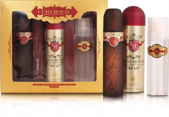 Cuba Royal, zestaw kosmetyków, 3 szt. Cuba Original