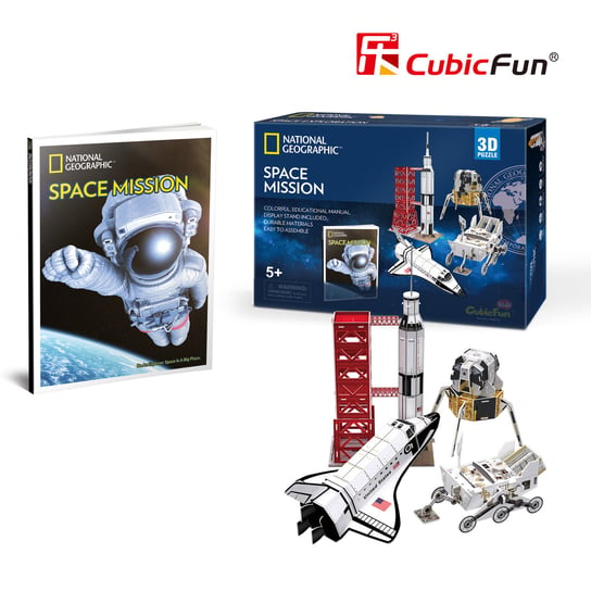 Cubic Fun, National Geographic, puzzle 3D Misja w kosmosie Cubic Fun