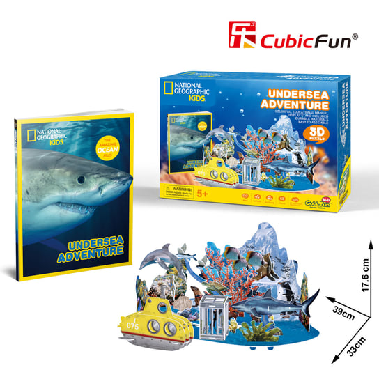 Cubic Fun, National Geographic puzzle 3D Podwodna przygoda Cubic Fun