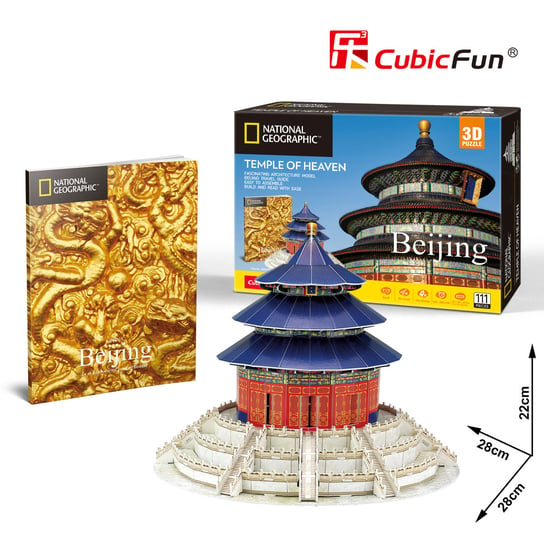 Cubic Fun, National Geographic, puzzle 3D Świątynia nieba Cubic Fun