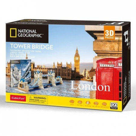Cubic Fun, National Geographic, puzzle 3D Tower Bridge Cubic Fun