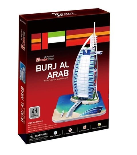 Cubic Fun, puzzle 3D Burj Al Arab Cubic Fun