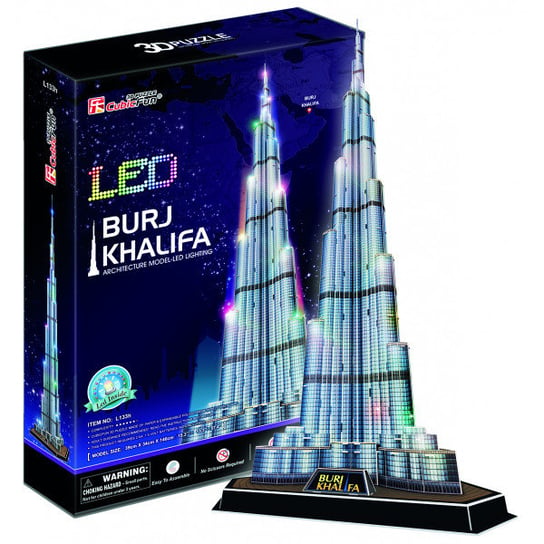 Cubic Fun, puzzle 3D Burj Khalifa Cubic Fun
