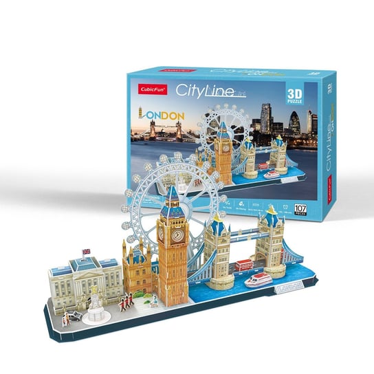 Cubic Fun, puzzle 3D City Line London Cubic Fun