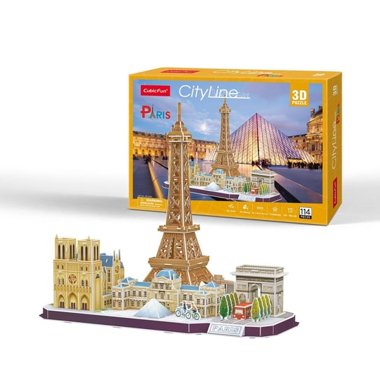 Cubic Fun, puzzle 3D City Line Paris Cubic Fun