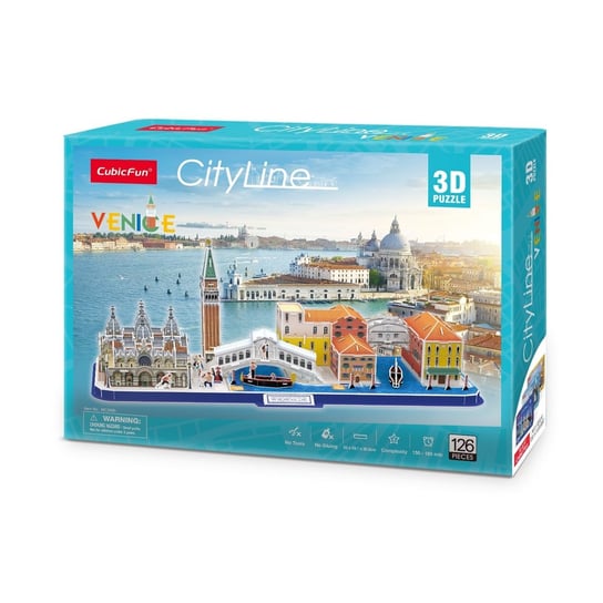 Cubic Fun, puzzle 3D Cityline Wenecja Cubic Fun