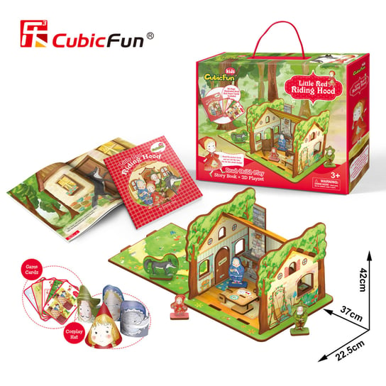 Cubic Fun, puzzle 3D Czerwony Kapturek Cubic Fun