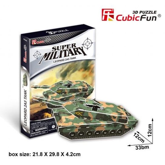 Cubic Fun, puzzle 3D Czołg Leopard 2A5 Cubic Fun
