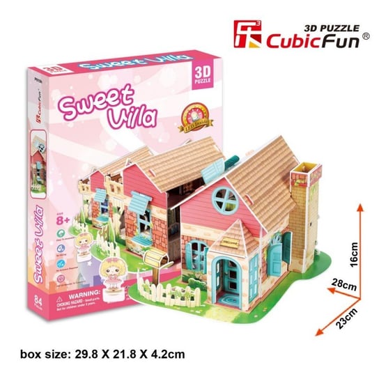 Cubic Fun, puzzle 3D Domek dla lalek Cubic Fun