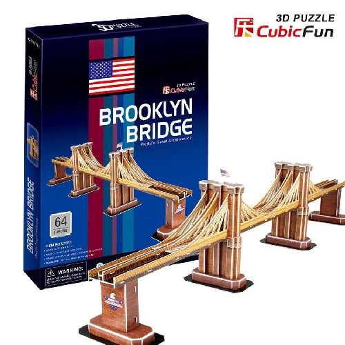Cubic Fun, puzzle 3D Empire Brooklyn Bridge, 1541 Cubic Fun