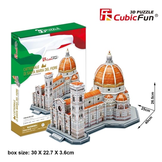 Cubic Fun, puzzle 3D, Katedra Santa Maria del Fiore, 48 elementów Cubic Fun