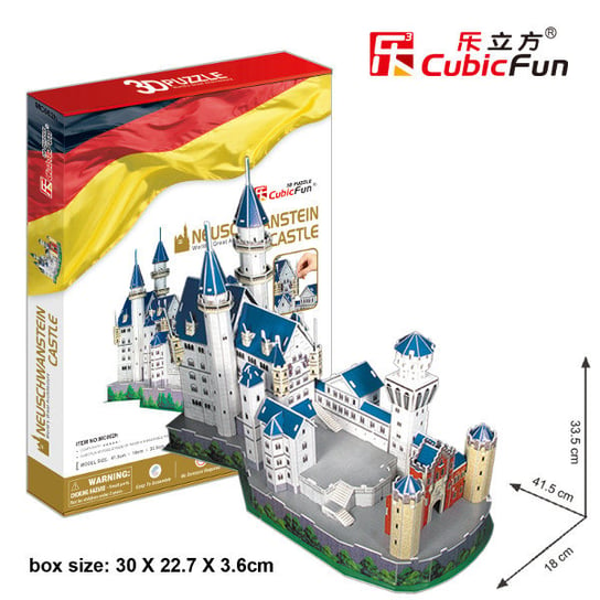 Cubic Fun, puzzle 3D Neuschwanstein Castle Cubic Fun