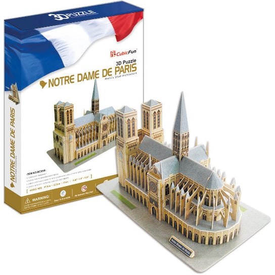 Cubic Fun, puzzle 3D Notre Dame Cubic Fun