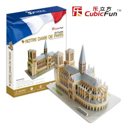 Cubic Fun, puzzle 3D Notre Dame de Paris, 1533 Cubic Fun