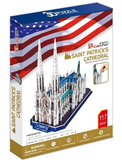 Cubic Fun, puzzle 3D Saint Patrick's Cathedral Cubic Fun