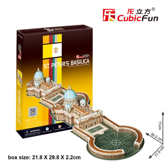 Cubic Fun, puzzle 3D St. Peter's Basilica Cubic Fun