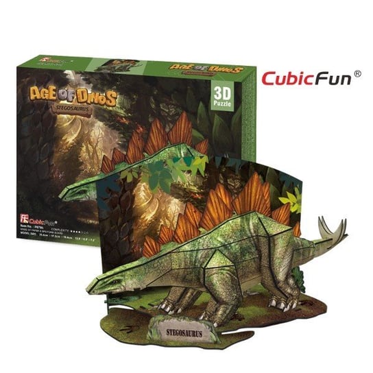 Cubic Fun, PUZZLE 3D Stegosaurus Cubic Fun