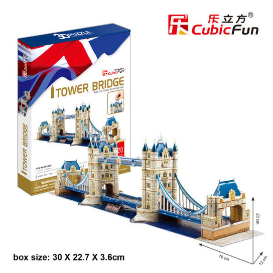 Cubic Fun, puzzle 3D Tower Bridge Cubic Fun