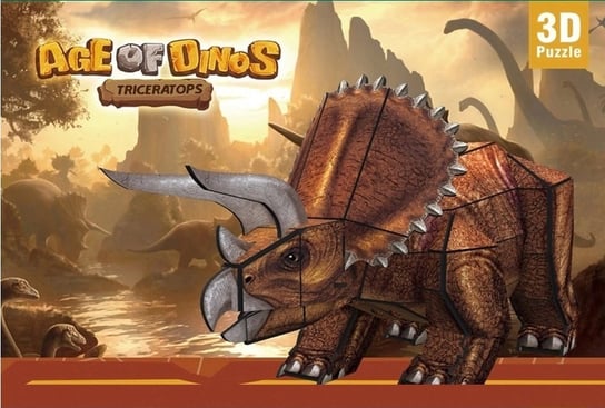 Cubic Fun, PUZZLE 3D Triceratops Cubic Fun