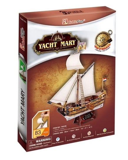 Cubic Fun, puzzle 3D Yacht Mary Cubic Fun